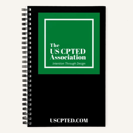 Softcover US CPTED Association Notebook Notizblock (Vorderseite)