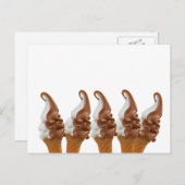 Softeis Postkarte (Vorne/Hinten)