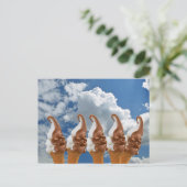 Softeis Postkarte (Stehend Vorderseite)