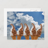 Softeis Postkarte (Vorne/Hinten)