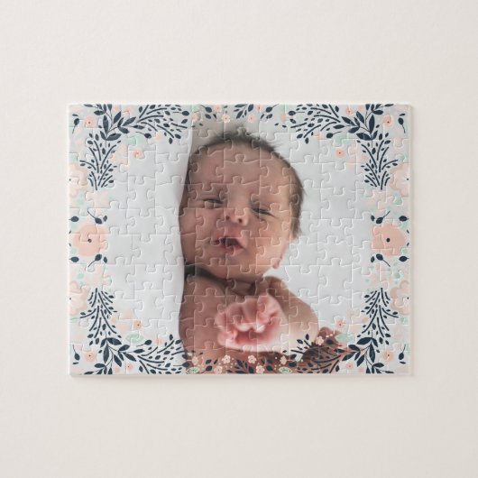 Softest Botanisches Pastell-Foto Puzzle (Horizontal)