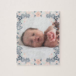 Softest Botanisches Pastell-Foto Puzzle