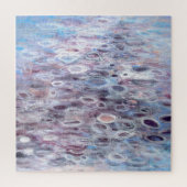 Softest Serenade - Lila Abstrakte Kreise Kunst Puzzle (Vertikal)