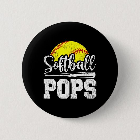 Softle Pops Softll Player Game Day Father&#; s Day Button (Vorderseite)