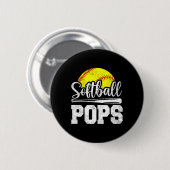 Softle Pops Softll Player Game Day Father&#; s Day Button (Vorne & Hinten)
