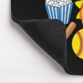 Softll 4. Juli Coquette-Schleife Frauen Mädchen So Mousepad (Ecke)