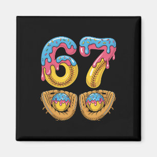 Softll 67 - Eis-Drip 67 Meme Lustiger Spieler Magnet