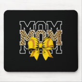 Softll Bow Women For Softll Leopard Mom Mothers Da Mousepad (Vorne)