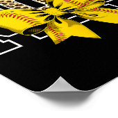 Softll Bow Women For Softll Leopard Mom Mothers Da Poster (Ecke)