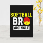 Softll Bro Single Softll Brother Of A Softll Playe Karte (Gelbe Blume)