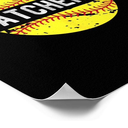 Softll Catcher Focus Mode Activated Softll Mom  Poster (Ecke)