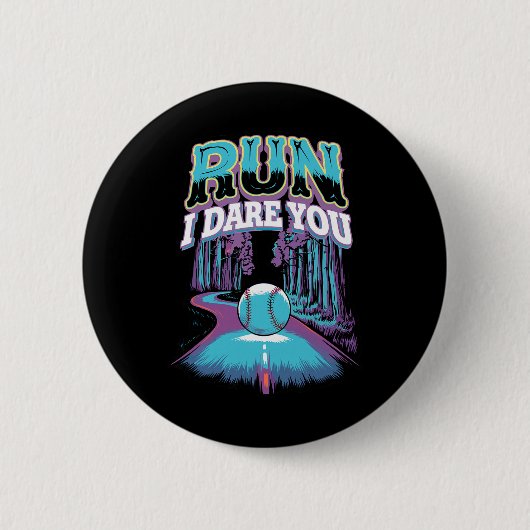 Softll Catcher Lauf Ich Fordere Dich Design Button (Vorderseite)