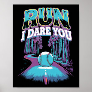 Softll Catcher Lauf Ich Fordere Dich Design Poster