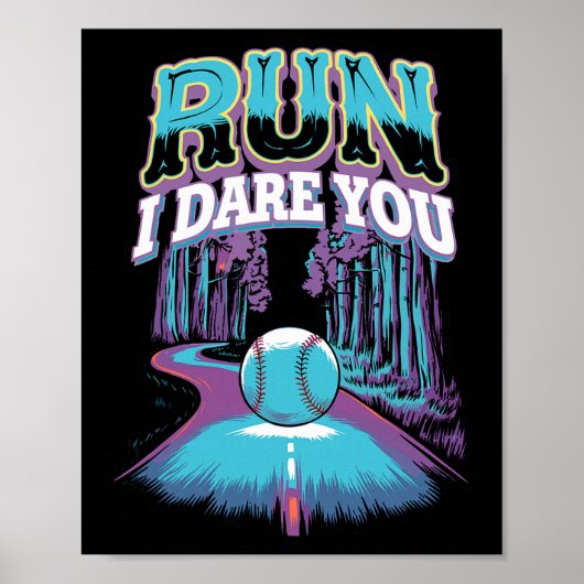 Softll Catcher Lauf Ich Fordere Dich Design Poster (Vorne)