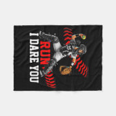 Softll Catcher Run Ich Fordere Dich Heraus Design Fleecedecke (Vorderseite (Horizontal))