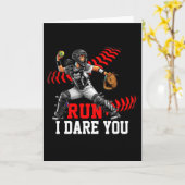 Softll Catcher Run Ich Fordere Dich Heraus Design Karte (Gelbe Blume)