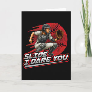 Softll Catcher Slide Ich fordere dich starkes Mädc Karte