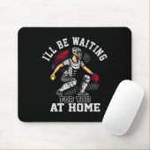 Softll Catcher Waiting At Home Funny Sports Design Mousepad (Mit Mouse)