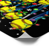 Softll Christmas Tree Merry Christmas Pajamas Men  Poster (Ecke)