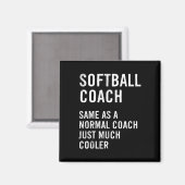 Softll Coach Definition Lustig  Magnet (Vorderseite/Rückseite)