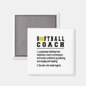 Softll Coach-Definition Softll Coaching Magnet (Vorderseite/Rückseite)