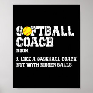Softll Coach Definition wie ein Verkaufstrainer Poster