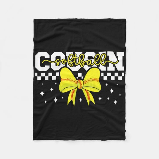 Softll Cousin Coquette Cousin Of A Softll Player C Fleecedecke (Vorderseite)