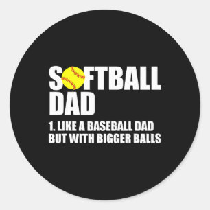 Softll Dad Definition Lustig Runder Aufkleber