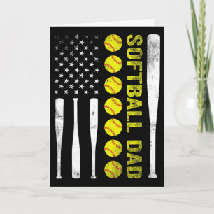 Softll Dad Usa Amerikanische Flagge Vatertag Männe Karte