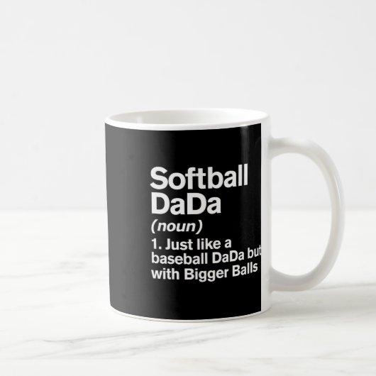 Softll Dada Definition Lustig Größerer Dada Kaffeetasse (Rechts)