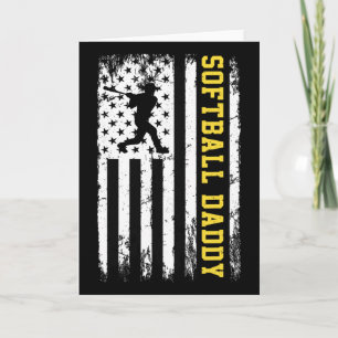Softll Daddy Vintage USA Amerikanische Flagge Karte