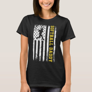 Softll Daddy Vintage USA Amerikanische Flagge T-Shirt