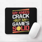 Softll Fänger Meine Knie Knacken Softll Mama  Mousepad (Mit Mouse)