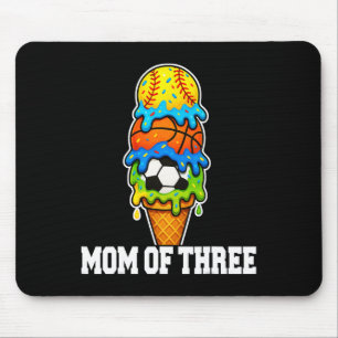 Softll Fußball Sketll Mama Eis Sommer Spieltag Mousepad