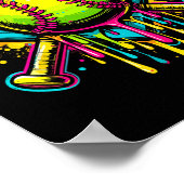 Softll Girl Just A Girl Who Loves Softll  Poster (Ecke)