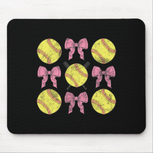 Softll Kokette Bögen Spieltag Softll Liebhaber Mousepad