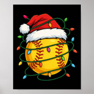 Softll Ll Weihnachtsmann Hut Weihnachten Xmas Lich Poster