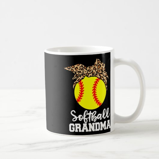 Softll Oma Lustiger Leopard Oma Kaffeetasse (Rechts)