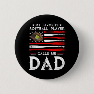 Softll Papa Mein Lieblings Softll Spieler Nennt Mi Button