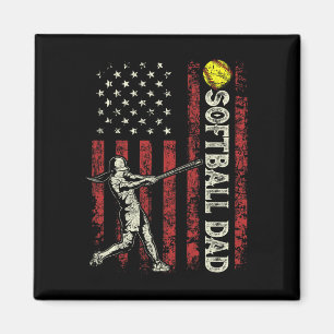 Softll Papa US-Flag-Geschenke für Väter Männer Pat Magnet