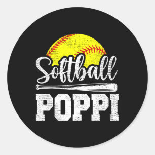 Softll Poppi Softll Player Game Day Father&#; s Da Runder Aufkleber