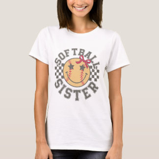 Softll Schwester Kokette Schleife Softll Schwester T-Shirt