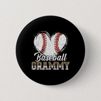 Softll Sell Grammy Herz Leoparden-Druck Muttertag Button