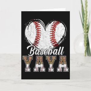 Softll Sell Yaya Herz Leoparden-Druck Muttertag Karte