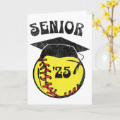 Softll Senior 2025 Das letzte Inning Karte (Gelbe Blume)