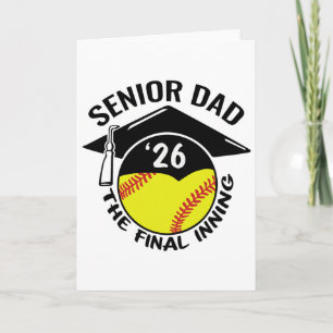 Softll Senior Dad 2026 Das letzte Inning  Karte