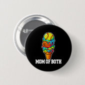 Softll Sketll Mama Eis Drip Sommer Spieltag Button (Vorne & Hinten)