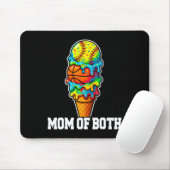 Softll Sketll Mama Eis Drip Sommer Spieltag Mousepad (Mit Mouse)
