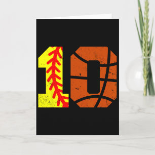 Softll Sketll Nummer 10 Trikot Lustiger 10. Geburt Karte
