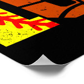 Softll Sketll Nummer 10 Trikot Lustiger 10. Geburt Poster (Ecke)